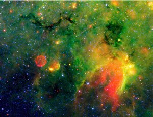 Image infrarouge du télescope spatial Spitzer d